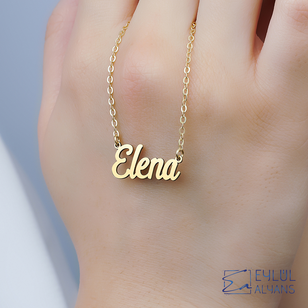 Elena Name Necklaces